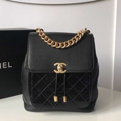 Chanel 2019 Women Back Pack ,21CM - 샤넬 2019 여성용 백팩,CHAB0689,21CM,블랙