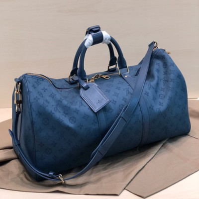 Louis Vuitton 2019 Denim Monogram Bag,50cm - 루이비통 2019 데님 모노그램 남여공용 여행가방,M44645,LOUB1359 ,50 cm,블루