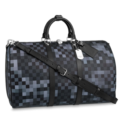 Louis Vuitton 2019 Damier Graphite Bag,50cm - 루이비통 다미에 그라피티 남여공용 여행가방,N40080,LOUB1371,50cm,블랙(그레이)