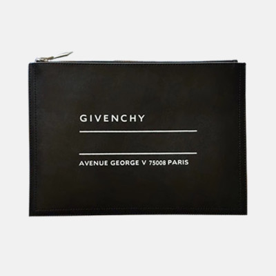Givenchy 2019 Leather Clutch Bag - 지방시 2019 레더 남여공용 클러치백 GVB0029,블랙