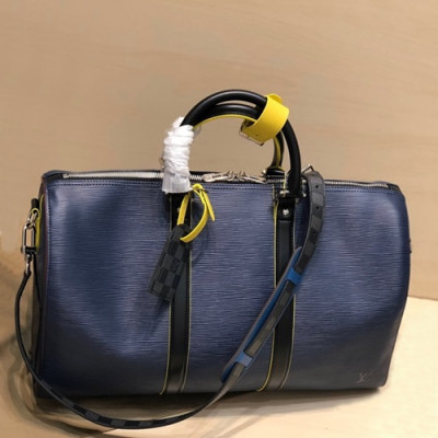 Louis Vuitton Keepall Bandouliere Bag,45cm - 루이비통 키폴 반둘리에 남성용 여행가방,M51462,LOUB1423,45cm,블루