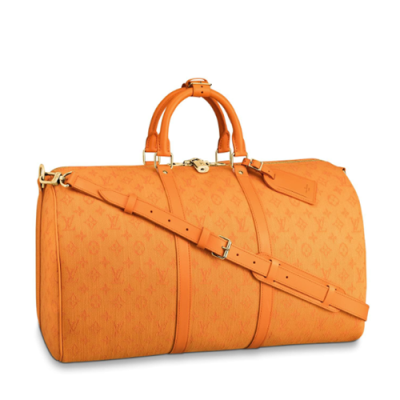 Louis Vuitton 2019 Denim Monogram Bag,50cm - 루이비통 2019 데님 모노그램 남여공용 여행가방,M44645,LOUB1437 ,50 cm,옐로우오렌지