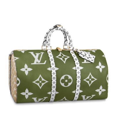 Louis Vuitton 2019 Monogram Keepall Bandouliere Bag,50cm - 루이비통 2019 모노그램 키폴 반둘리에 남여공용 여행가방,M44590 ,LOUB1444,50 cm,그린