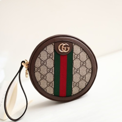 Gucci  GG Ophidia Mini Round Women Clutch Bag,15.5CM - 구찌 GG 오피디아 미니 라운드 여성용 클러치백 574841,GUB0679,15.5CM,브라운
