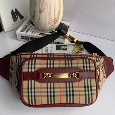 Burberry 2019 Belt Bag , 31cm - 버버리 2019 남여공용 벨트백 ,BURB0315,31cm,와인