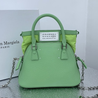 Maison Margiela 2019 5AC Leather Tote Shoulder Bag,23/26cm - 메종 마르지엘라 2019 5AC 레더 토트 숄더백,MMB0023,23/26cm,그린