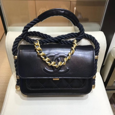 Chanel 2019 Leather  Women Shoulder  Bag,22CM - 샤넬 2019 레더 여성용 숄더백,CHAB0949,22CM,블랙