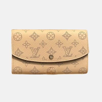 Louis Vuitton 2019 Mahina Iris Wallet ,M60144 -  루이비통 2019 마히나 아이리스 장지갑 LOUW0199.Size(19CM).베이지
