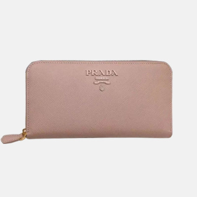 Prada 2019 Ladies Leather Wallet 1ML506 -프라다 2019 여성용 레더 장지갑,PRAW0106, 20CM,베이지핑크