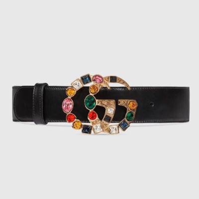 Gucci 2019 Ladies Leather Belt - 구찌 2019 여성용 레더 벨트 GUBT0015.Size(4.0cm).블랙