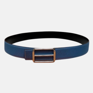 Hermes 2019 Mens Leather Belt - 에르메스 2019 남성용 레더 벨트 HERBT0036.Size(3.8cm).블루