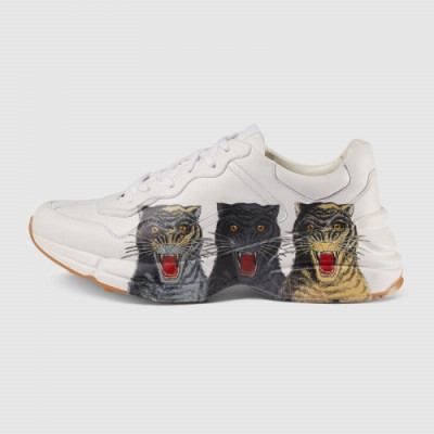[매장판/커스텀급]Gucci 2019 Mm/Wm Laiton Animal Running Shoes - 구찌 남자 라이톤 애니멀 스니커즈 Guc01229x.Size(225 - 270).아이보리
