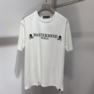 Mastermind Japan 2019 Mens Cruz Skull Cotton Short Sleeved Tshirt - 마스터마인드재팬 남성 크루즈 스컬 코튼 반팔티 MasTS0012.Size(s - xl).화이트