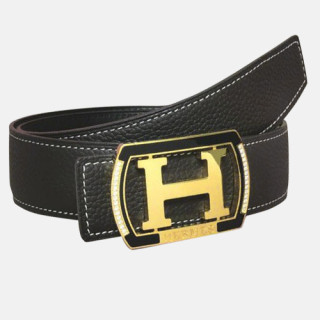 Hermes 2019 Mm/Wm Leather Belt - 에르메스 2019 남여공용 레더 벨트 HERBT0043.다크브라운그레이
