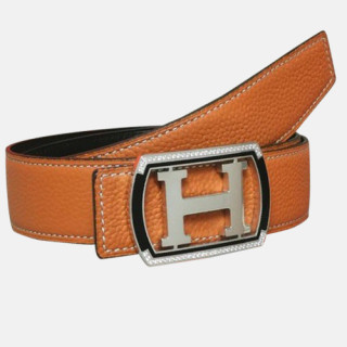 Hermes 2019 Mm/Wm Leather Belt - 에르메스 2019 남여공용 레더 벨트 HERBT0045.오렌지
