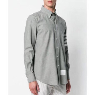 Thom Browne 2019 Mens Strap  Cotton Tshirt - 톰브라운 남성 스트랩  코튼 셔츠 Thots0015.Size(s- xl).그레이