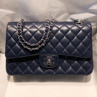 [매장판]Chanel 2019 Classic Flap Shoulder Bag,25CM - 샤넬 2019 클래식 플랩 숄더백,CHAB0984,25CM,네이비