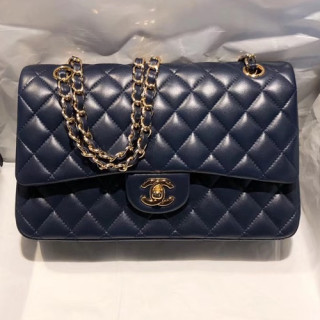 [매장판]Chanel 2019 Classic Flap Shoulder Bag,25CM - 샤넬 2019 클래식 플랩 숄더백,CHAB0985,25CM,네이비
