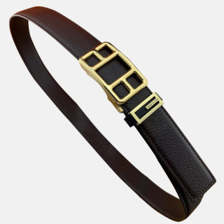 Hermes 2019 Mens Leather Belt - 에르메스 2019 남성용 레더 벨트 HERBT0068.Size(3.4cm),블랙