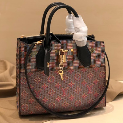 Louis Vuitton 2019 City Steamer Tote Shoulder Bag,22.5/26.5cm - 루이비통 2019 시티 스티머 토트 숄더백 M55459,LOUB1560,22.5/26.5cm,퍼플