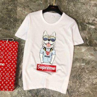 Supreme 2019 Mens Logo Cotton Short Sleeved Tshirt - 슈프림 남성 로고 코튼 반팔티 supts0005.Size(s- 4xl).컬러(화이트)