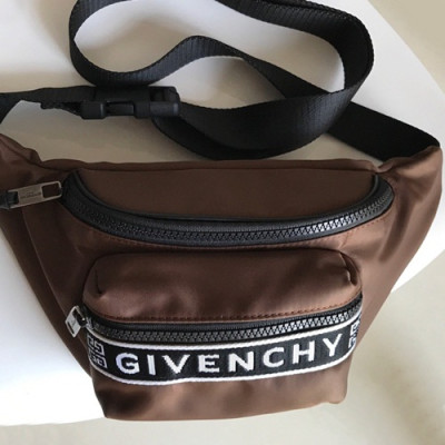 Givenchy  2019 Nylon Hip Sack Belt Bag,33cm - 지방시 2019 나일론 남여공용 힙색 벨트백 GVB0194,33cm,브라운