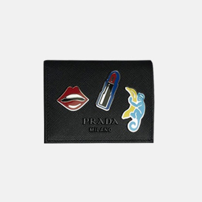 Prada 2019 Saffiano Ladies Wallet 1MV204 - 프라다 사피아노 여성용 반지갑 PRAW0137,11.2CM.블랙