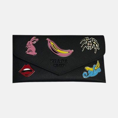 Prada 2019 Saffiano Ladies Wallet 1MF012 - 프라다 사피아노 여성용 장지갑,PRAW0139,18.7CM.블랙