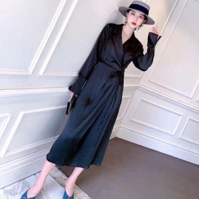 Chanel 2019 Ladies One-piece - 샤넬 2109 신상 여성 원피스 CHAOP0020.Size(s - xl).블랙/그린