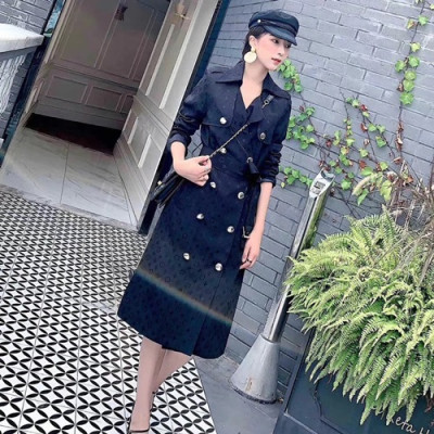 Louis Vuitton 2019 Womens Casual Coat - 루이비통 2019 여성 캐쥬얼 코트  LOUCT0018.Size(S - XL),블랙