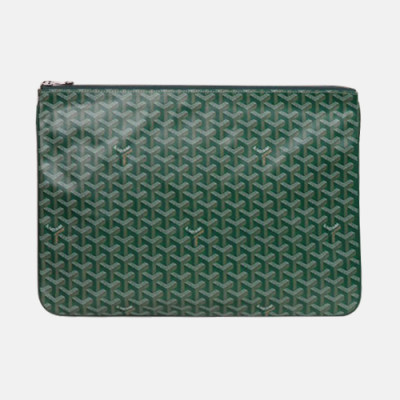 Goyard 2019 PVC Clutch Bag,40CM - 고야드 2019 PVC 남여공용 클러치백,GYB0130,40CM,그린