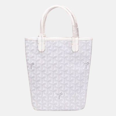 Goyard 2019 PVC Mini Tote Shopper Bag,23.5cm - 고야드 2019 PVC 미니 토트 쇼퍼백,GYB0140,23.5cm,화이트