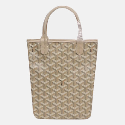 Goyard 2019 PVC Mini Tote Shopper Bag,23.5cm - 고야드 2019 PVC 미니 토트 쇼퍼백,GYB0142,23.5cm,베이지