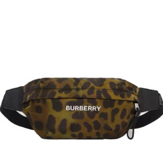 Burberry 2019 Nylon Hip Sack Belt Bag , 31cm - 버버리 2019 남여공용 나일론 힙색 벨트백 ,BURB0387,31cm,브라운