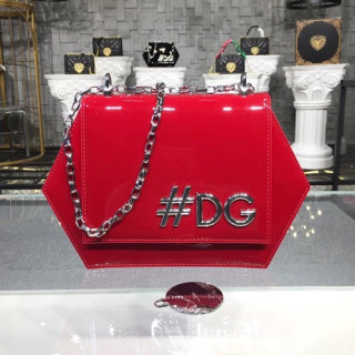 Dolce&Gabbana 2019 Leather Shoulder Cross Bag ,30CM - 돌체 앤 가바나 2019 레더 여성용 숄더 크로스백 DGB0230,30cm,레드