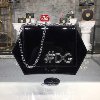 Dolce&Gabbana 2019 Leather Shoulder Cross Bag ,30CM - 돌체 앤 가바나 2019 레더 여성용 숄더 크로스백 DGB0231,30cm,블랙