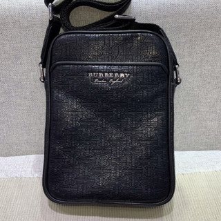 Burberry 2019 Messenger Shoulder Bag ,23CM - 버버리 2019 남성용 메신저 숄더백,BURB0393,23cm,블랙