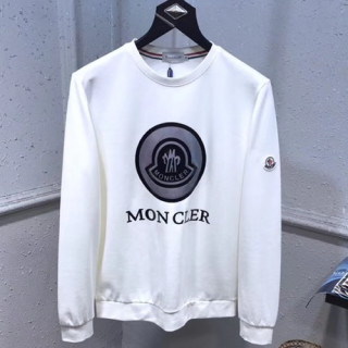 Mocler 2019 Mens Logo Cotton Hood Tee - 몽클레어 2019 남성 로고 코튼 후드티 MOCHT0132.Size(M-3XL),화이트