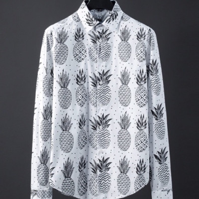 Dolce&Gabbana 2019 Mens Logo Slim Fit Cotton Tshirt - 돌체앤가바나 남성 로고 슬림핏 코튼 셔츠 DOLST0001.Size(M-3XL).컬러(화이트)