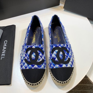 Chanel 2019 Ladies Plat Shoes - 샤넬 2019 여성용 플랫폼 슈즈 CHAS0028.Size(225 - 250).블루