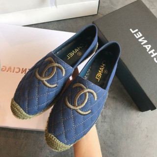 Chanel 2019 Ladies Plat Shoes - 샤넬 2019 여성용 플랫폼 슈즈 CHAS0056.Size(225 - 250).블루