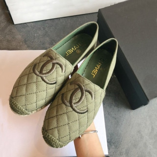 Chanel 2019 Ladies Plat Shoes - 샤넬 2019 여성용 플랫폼 슈즈 CHAS0057.Size(225 - 250).그린