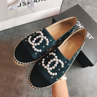 Chanel 2019 Ladies Plat Shoes - 샤넬 2019 여성용 플랫폼 슈즈 CHAS0062.Size(225 - 245).다크그린