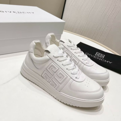 Givenchy 2023 Mm / Wm Leather Sneakers - 지방시 2023 남여공용 레더 스니커즈 GIVS0001.Size(225 - 270),화이트