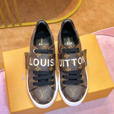 Louis Vuitton 2019 Ladies Leather Sneakers - 루이비통 2019 여성용 레더 스니커즈 LOUS0029.Size(225 - 250),브라운