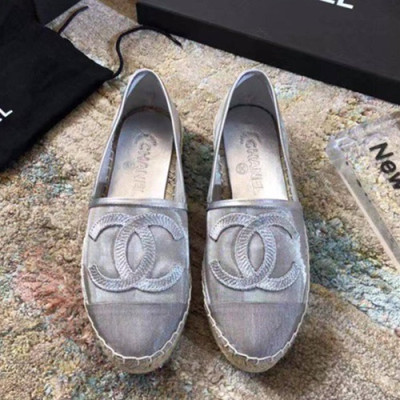 Chanel 2019 Ladies Plat Shoes - 샤넬 2019 여성용 플랫폼 슈즈 CHAS0119.Size(225 - 250).그레이