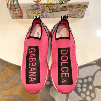 Dolce&Gabbana 2019 Mm / Wm Running Shoes - 돌체앤가바나 2019 남여공용 런닝슈즈 DGS0004.Size(225 - 270).핑크