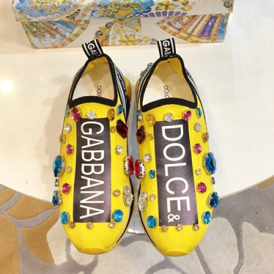 Dolce&Gabbana 2019 Mm / Wm Running Shoes - 돌체앤가바나 2019 남여공용 런닝슈즈 DGS0006.Size(225 - 270).옐로우