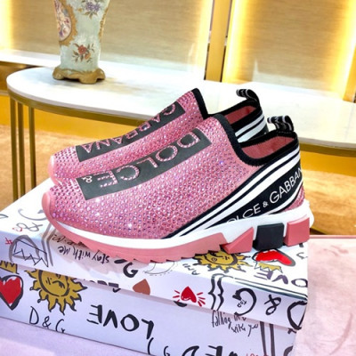 Dolce&Gabbana 2019 Mm / Wm Running Shoes - 돌체앤가바나 2019 남여공용 런닝슈즈 DGS0023.Size(225 - 275).핑크