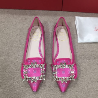 Roger Vivier 2019 Ladies  Flat Shoes - 로저비비에 2019 여성용  플랫슈즈 RVS0047.Size(225 - 245).핑크